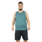 Regata Plus Size Masculina Básica Dry Fit Academia Treino
