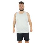 Regata Plus Size Masculina Básica Dry Fit Academia Treino