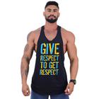 Regata Super Cavada Masculina MXD Conceito Give Respect