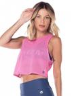 Regata Vestem Cropped Breeze - feminino - rosa