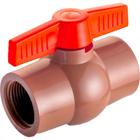 Registro Esfera Pvc Rosca Interna Herc 1/2''