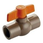 Registro Esfera Soldável Herc 32mm 1 Pol Dn25 Marrom Pvc