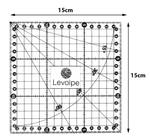 Regua 15x15 Cm Milimetrada Patchwork