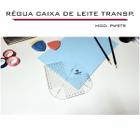 Régua Caixa Leite Gabarito Patchwork PW9 15 cm Transp. Fenix