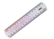 Regua de 15cm new line holografica glitter