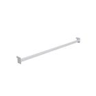 Régua de Aço Carbono 73cm Branco Para Ponta de Gôndola New Plus SA Gôndolas