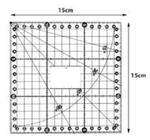 Regua Patchwork 15x15 Cm Milimetrada - Réguas