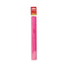 Régua Plástica Rosa Flexível 30cm Molin Colors Inquebrável