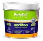 Rejunte Acrilico Premium Portokoll 1KG Cinza Platina