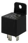 Rele Auxiliar Universal 12v 40a 4 Pinos C/suporte Dni0102
