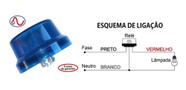 Relé fotoelétrico temporizado com acionamento na passagem por zero