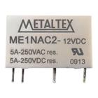 Relé Miniatura de Potência 12vcc 1NA ME1NAC2 Metaltex