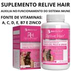 Relive Hair Suplemento Com 60 Cápsulas Fonte De Vitaminas!!!