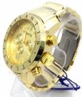 Relógio Atlantis Masculino Dourado A3310 C3 Grande