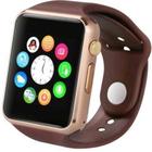 Relógio Bluetooth Smartwatch Gear Chip Gt08 Dourado Rosê - Smart Bracelet