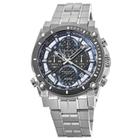 Relógio Bulova Masculino Ref: 98b316 Cronógrafo Prateado Precisionist