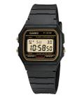 Relógio Casio Digital F-91WG-9QDF Pulseira de Borracha Preto