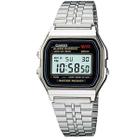 Relógio Casio Digital Unissex Prata Vintage A159wa-n1df