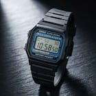Relógio Casio F-105W-1ADF Digital Retrô Iluminação Azul Resistente à Água Cronômetro Alarme Unissex Feminino Masculino Leve