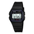 Relogio Casio F91W digital vintage preto serie prata unisexx