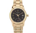 Relógio casio feminino collection dourado ltp-v002g-1budf