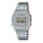 Relógio Casio Feminino Vintage Glitter Prata Digital B640WDG-7DF