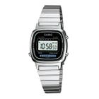 Relógio Casio Feminino Vintage Prata Mini LA670WA-1DF