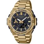 Relógio CASIO G-SHOCK dourado anadigi GST-B500GD-9ADR