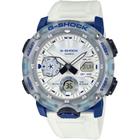 Relógio CASIO G-SHOCK masculino branco azul GA-2000HC-7ADR
