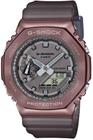 Relógio CASIO G-SHOCK semi-transparente rosê GM-2100MF-5ADR