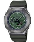 Relógio CASIO G-SHOCK verde metal anadigi GM-2100B-3ADR