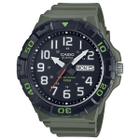 Relógio CASIO masculino analógico verde MRW-210H-3AVDF