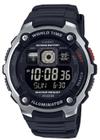 Relógio casio masculino digital hora mundial ae-2000w-1bvdf