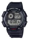 Relógio casio masculino digital world time ae-1400wh-1avdf