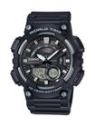Relógio Casio Masculino Esportivo - Quartzo com Pulseira de Resina Preta (AEQ110W-1AV)