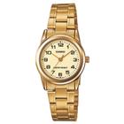 Relógio Casio Standard Dourado Feminino LTP-V001G-9BUDF-SC