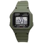 Relógio Casio Standard Verde Mostrador Digital W-217H-3Avdf