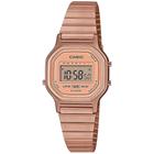 Relógio CASIO Vintage feminino mini fosco rose LA-11WR-5ADF