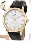 Relógio Champion Feminino CN28286B Dourado Pulseira de Couro