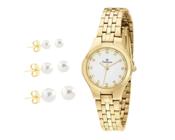 Relógio Champion Feminino Dourado Cn25458h