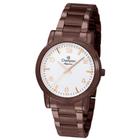 Relógio CHAMPION feminino marrom chocolate CN26822R