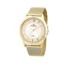 Relógio Champion Feminino S-Line Cn21041X Dourado Fundo Bege