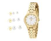 Relógio Magnum Feminino MG27453A Prata/ Dourado