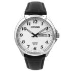 Relógio CITIZEN masculino prata couro BF5000-01A TZ20813N