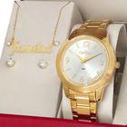 Relógio Condor Feminino Dourado 1 Ano De Garantia Original