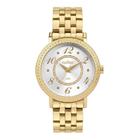 Relógio Condor Feminino Pulseira de Aço Dourado 34mm