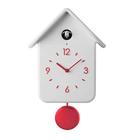 Relógio Cuco Branco Com Pêndulo Vermelho Home - Guzzini