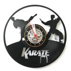 Relógio D Parede, Disco De Vinil, Karate, Luta