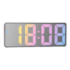 Relógio de LED colorido digital de mesa Espelhado 0725 TG