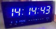 Relógio de led digital parede 4600 calendário temperatura